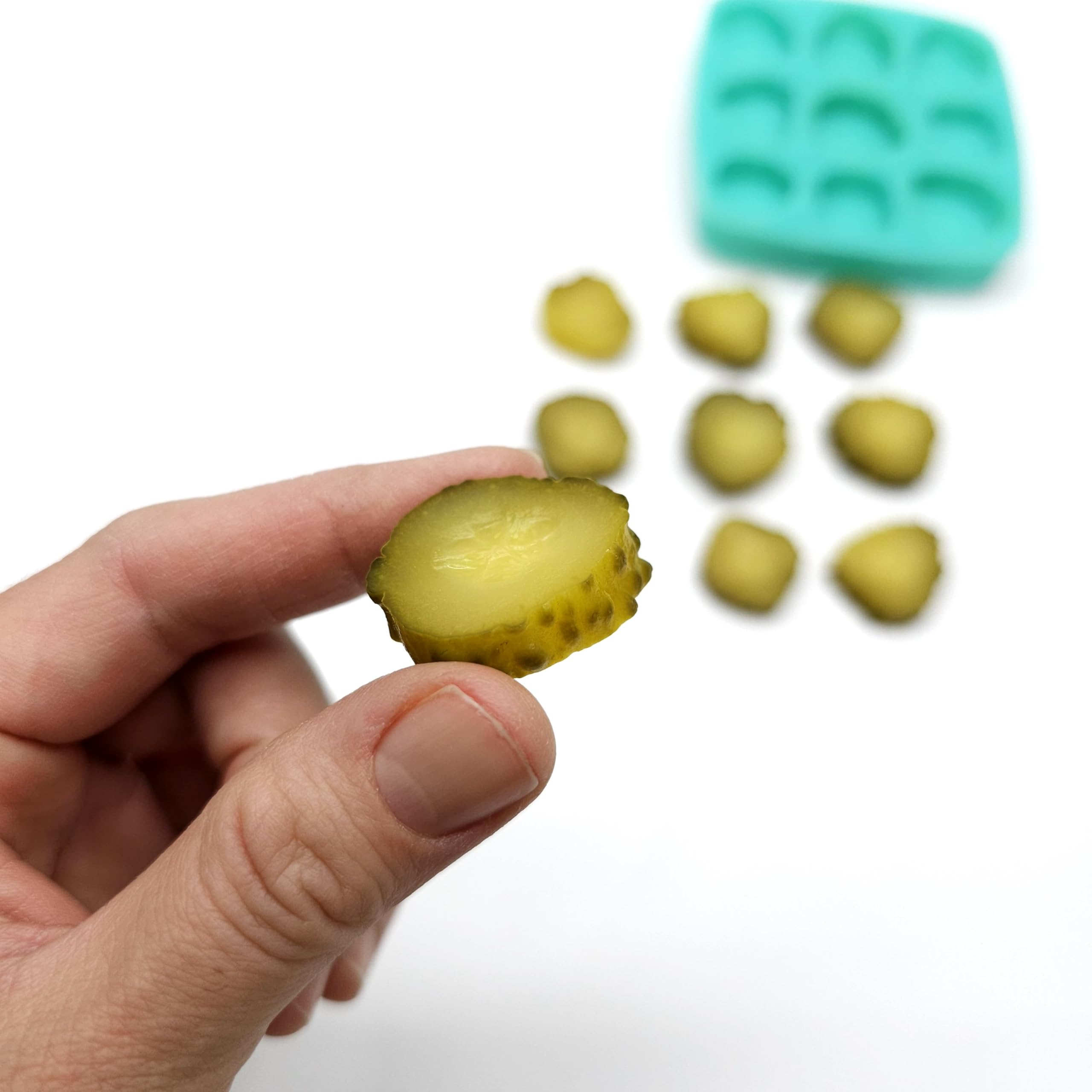 natucraft silicone pickle molds 9-slice design
