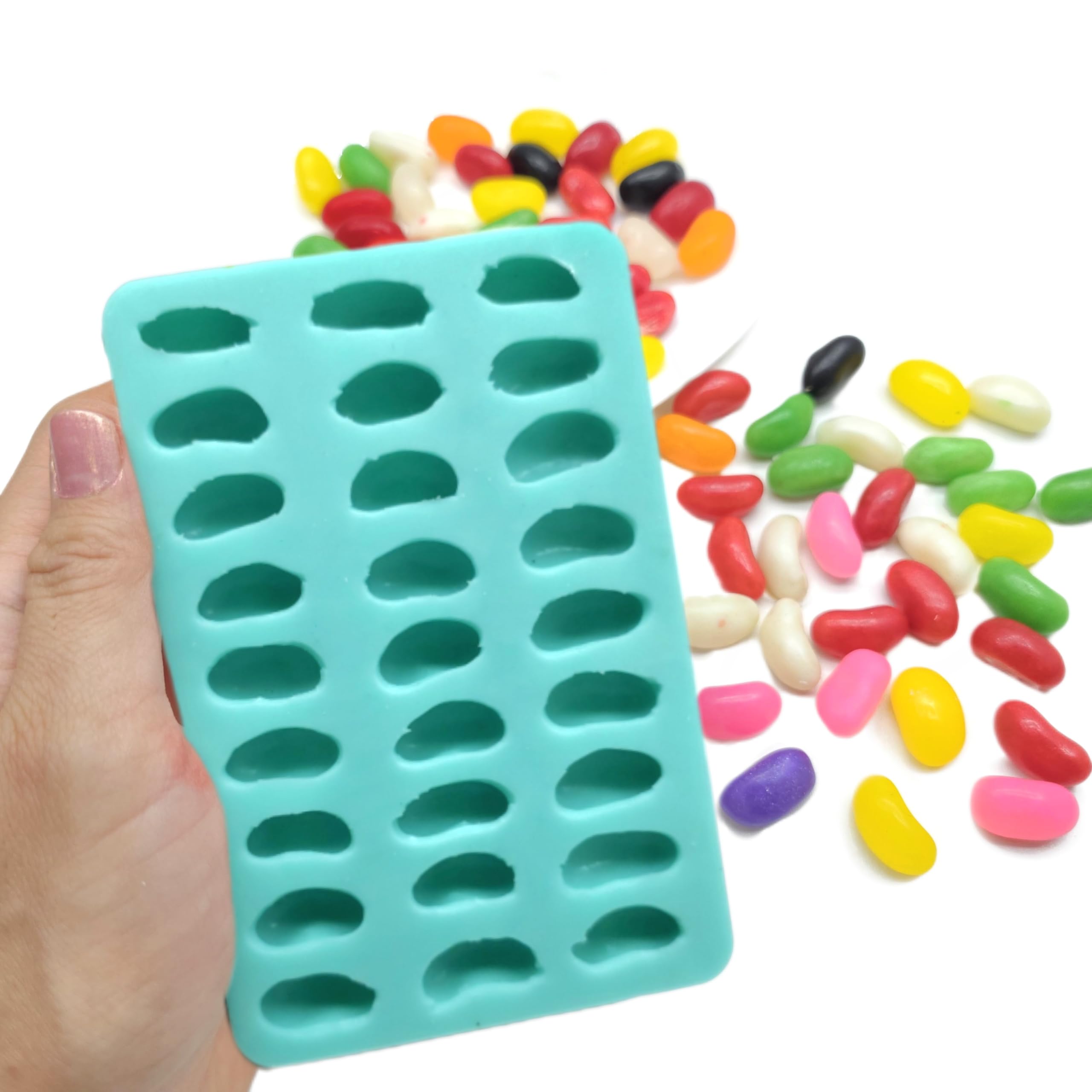 Natucraft NS066 jelly bean silicone mold 27 cavities