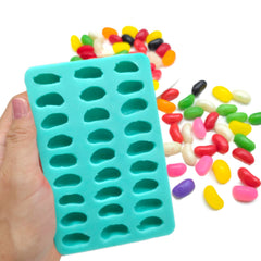 Natucraft NS066 jelly bean silicone mold 27 cavities