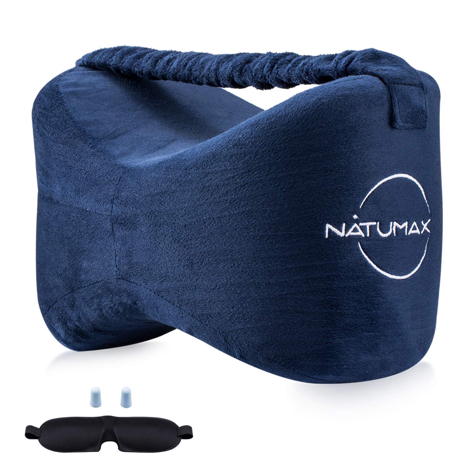 Memory foam knee pillow for sciatica relief NATUMAX