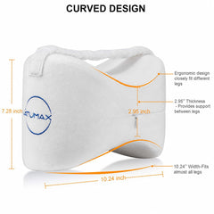 Knee pillow adjustable for multi positions around the knee