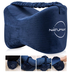 NATUMAX knee pillow for side sleepers between legs memory foam