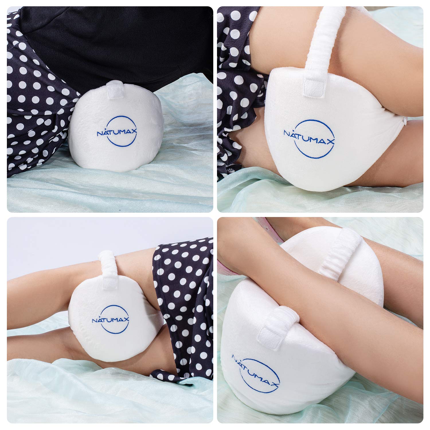NATUMAX sleep set with knee pillow sleep mask and ear plugs