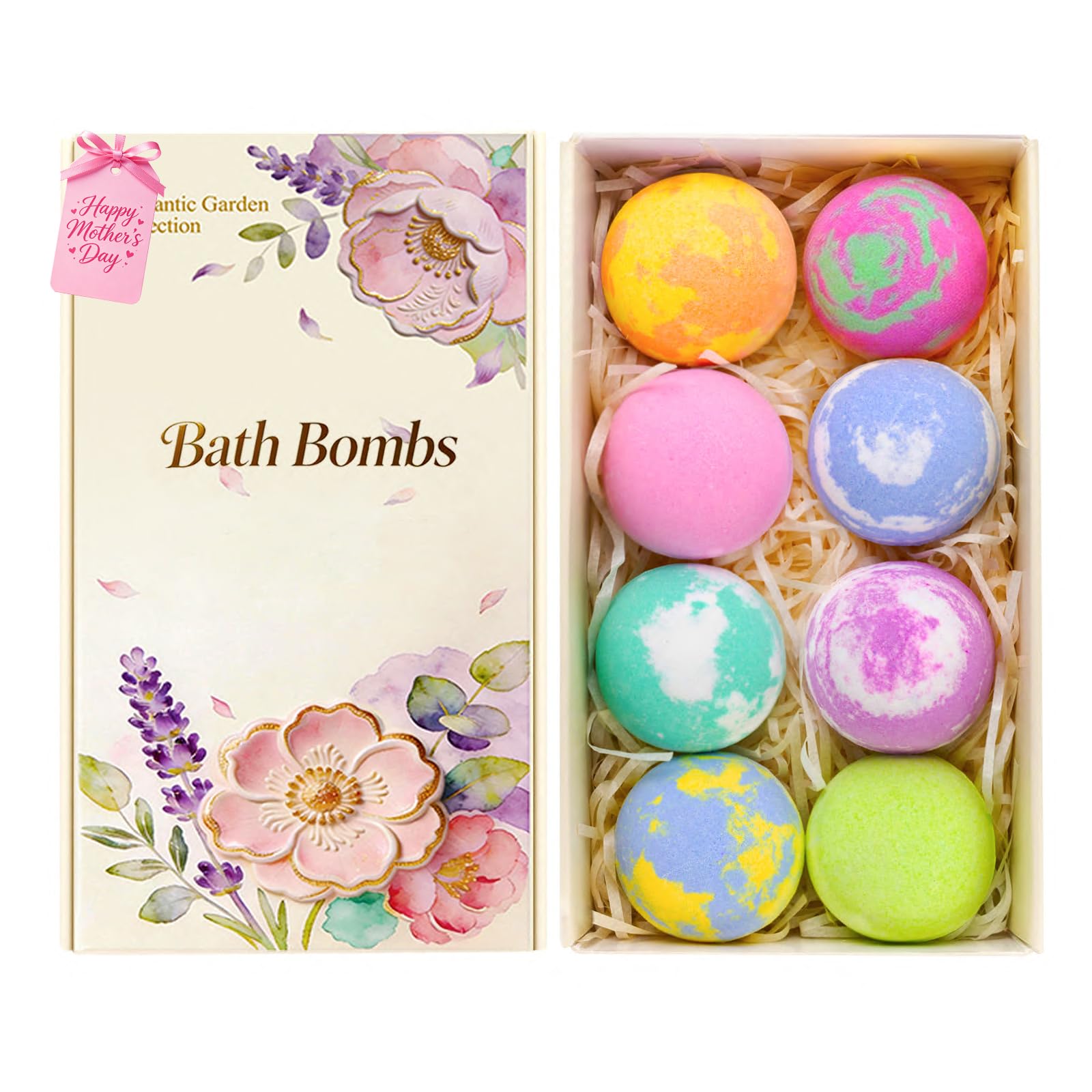Natural ingredients and essential oils bath bomb