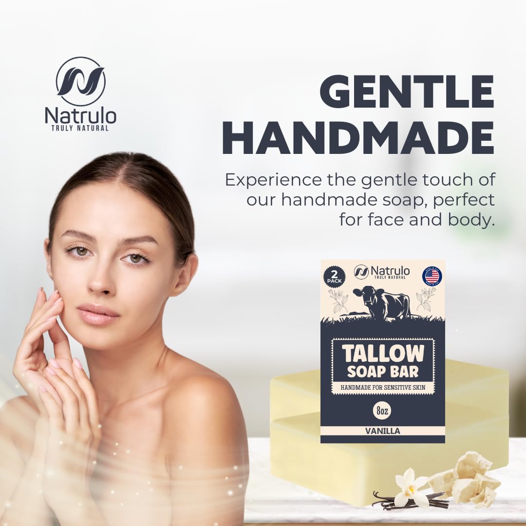 Natural bath soap packaging product image
