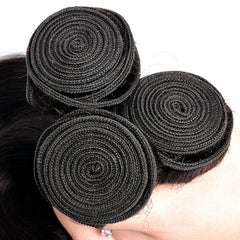 Freiuoke virgin straight hair bundle three bundles 150g