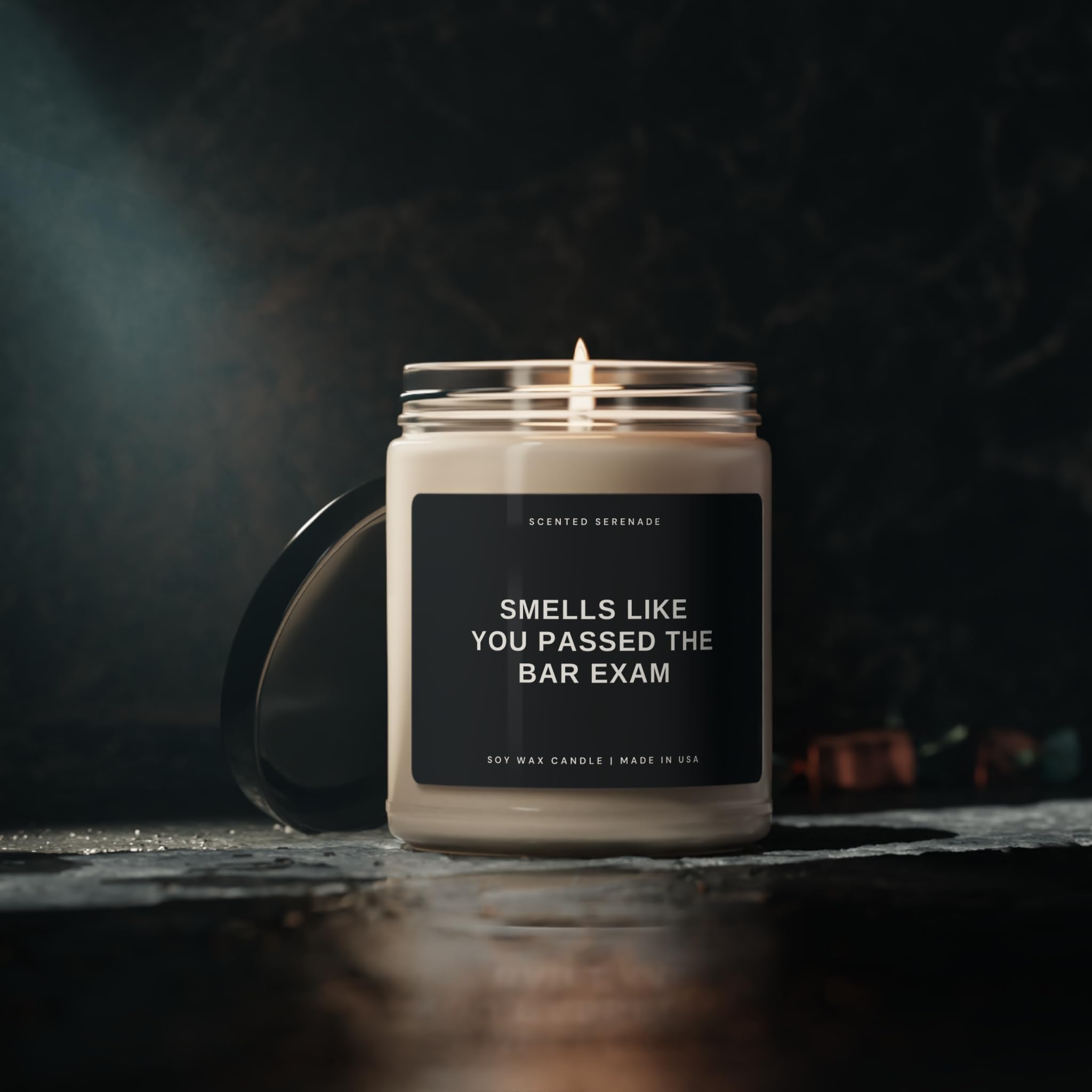 New lawyer gift idea 9oz candle packaging