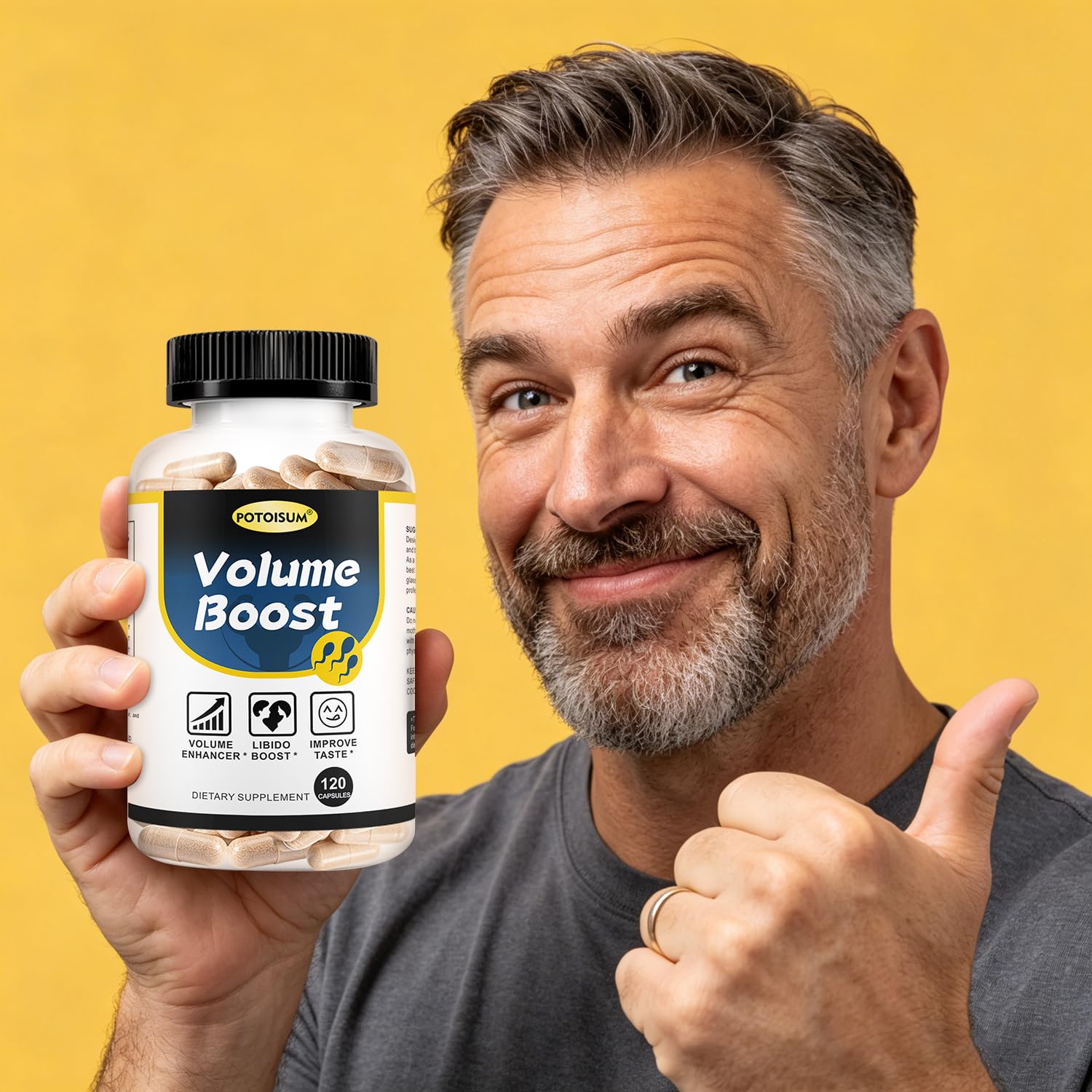 Natural energy for men feature on packaging image