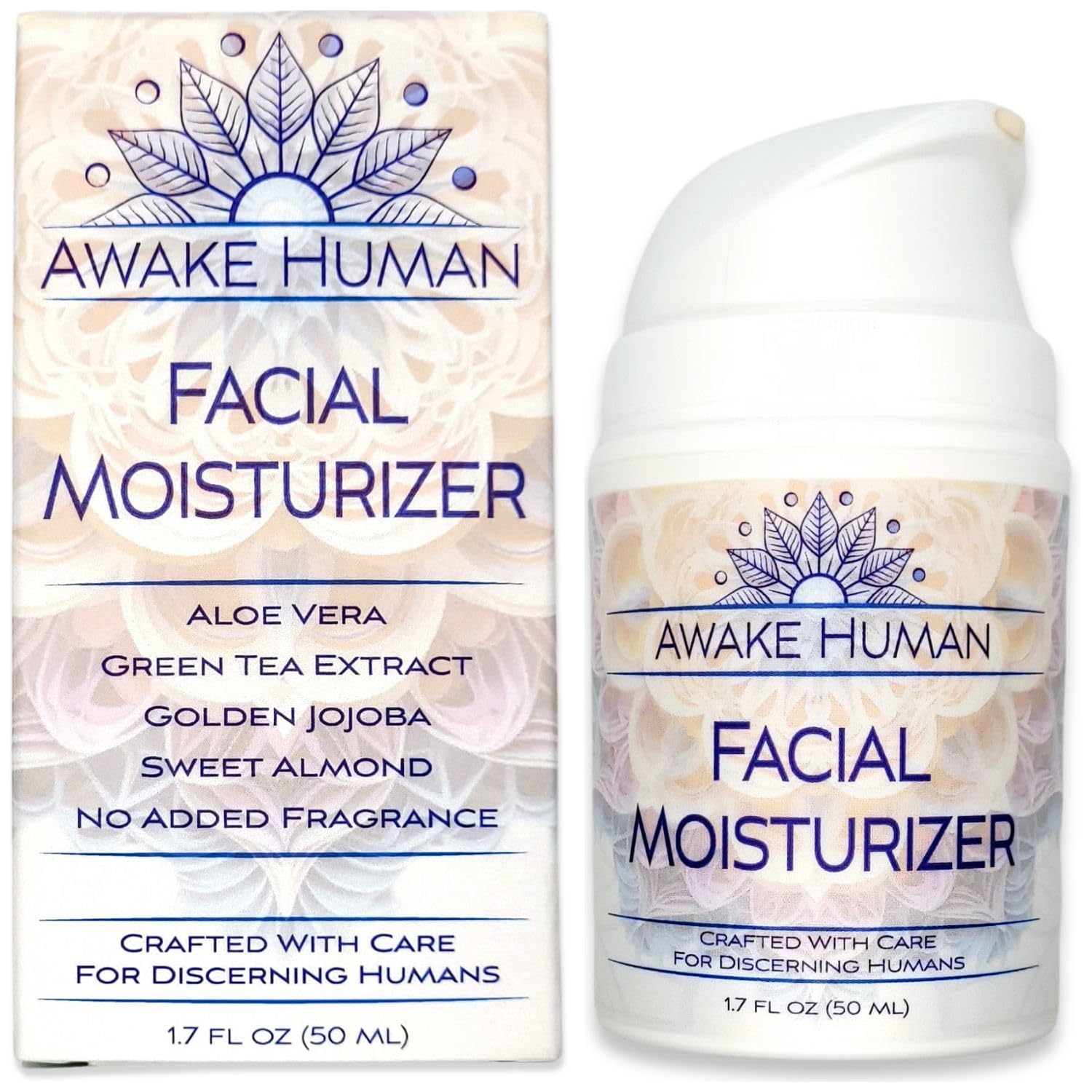 Natural Face Moisturizer for Dry Sensitive Skin bottle