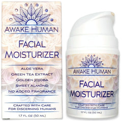 Natural Face Moisturizer for Dry Sensitive Skin bottle