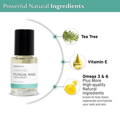 Natural ingredients tea tree oil and vitamin e mention
