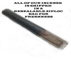 Natural joss Nag Champa incense handcrafted in USA packaging