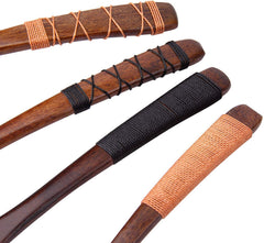 natural lacquer treated wooden soup spoons