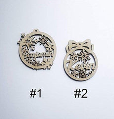 Natural plywood ornament detail for rustic decor