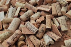 Natural Portuguese cork halves for memo boards