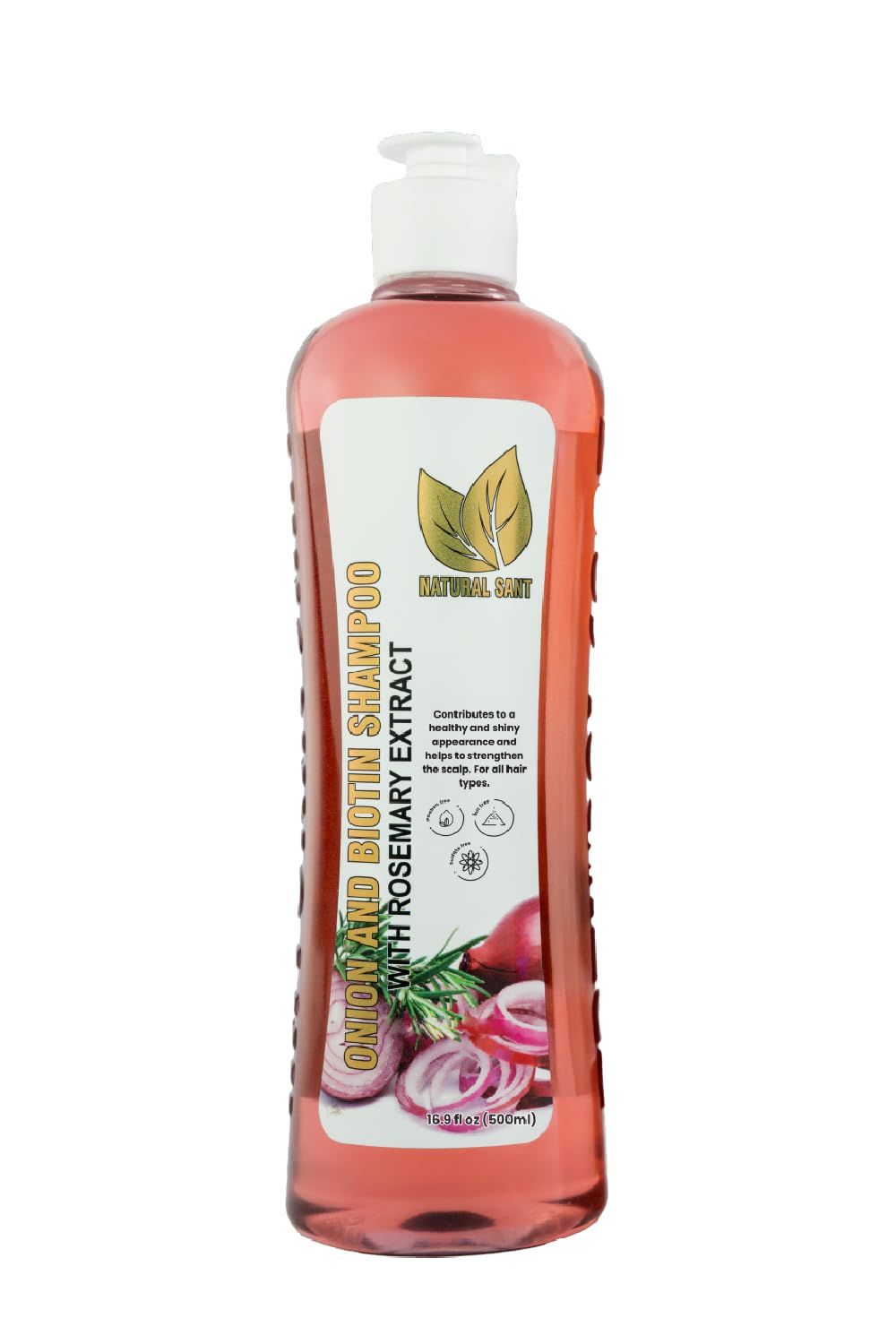 NATURAL SANT Onion Biotin Rosemary Shampoo 16.9 oz bottle