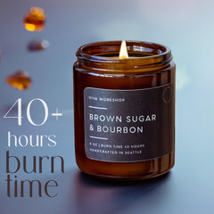 Cotton braided wick Seattle candle
