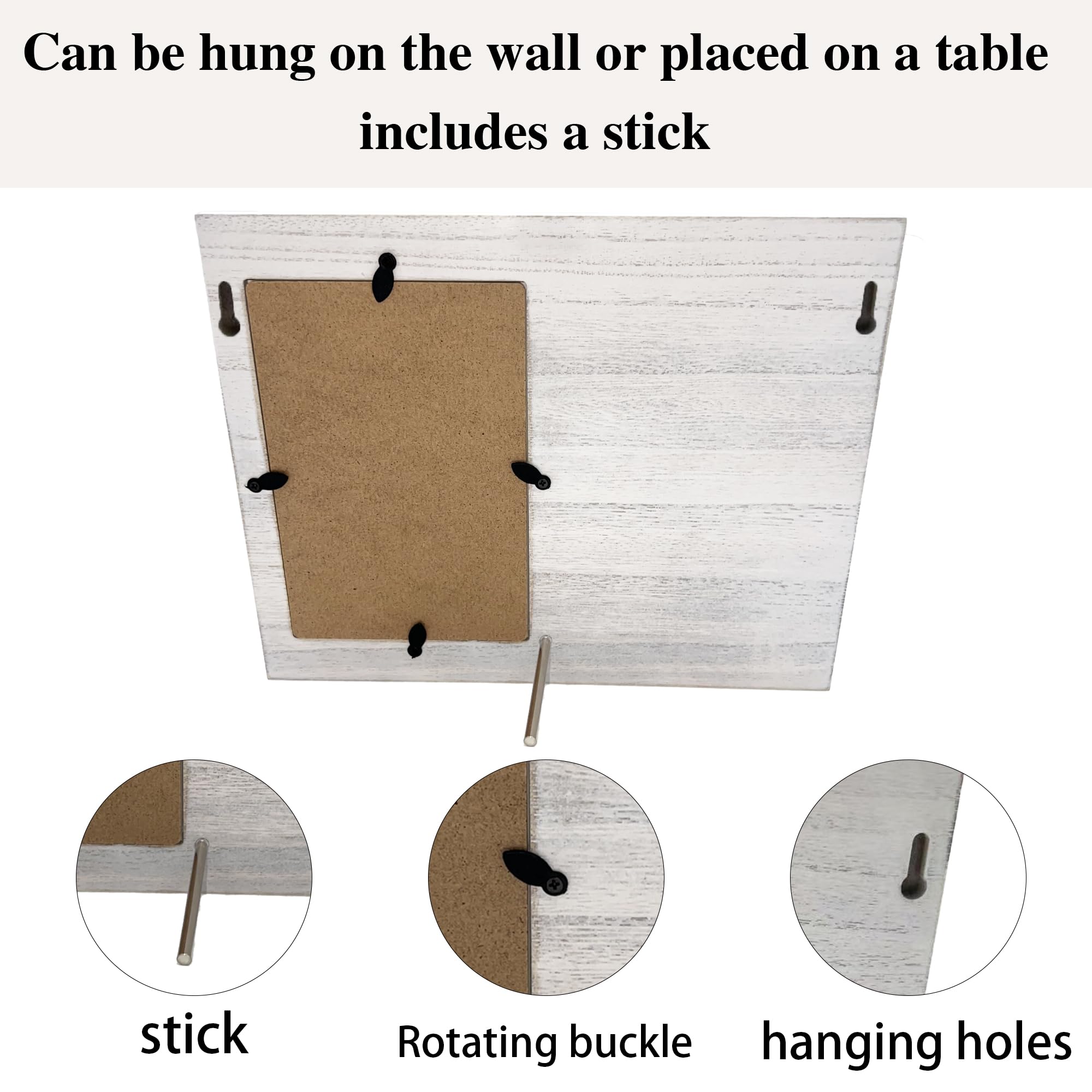 Natural wood picture frame with thick acrylic front