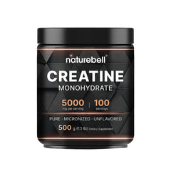 NatureBell micronized creatine monohydrate powder 500g 5000mg per serving