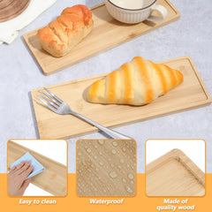 nature color wooden bamboo tray close up