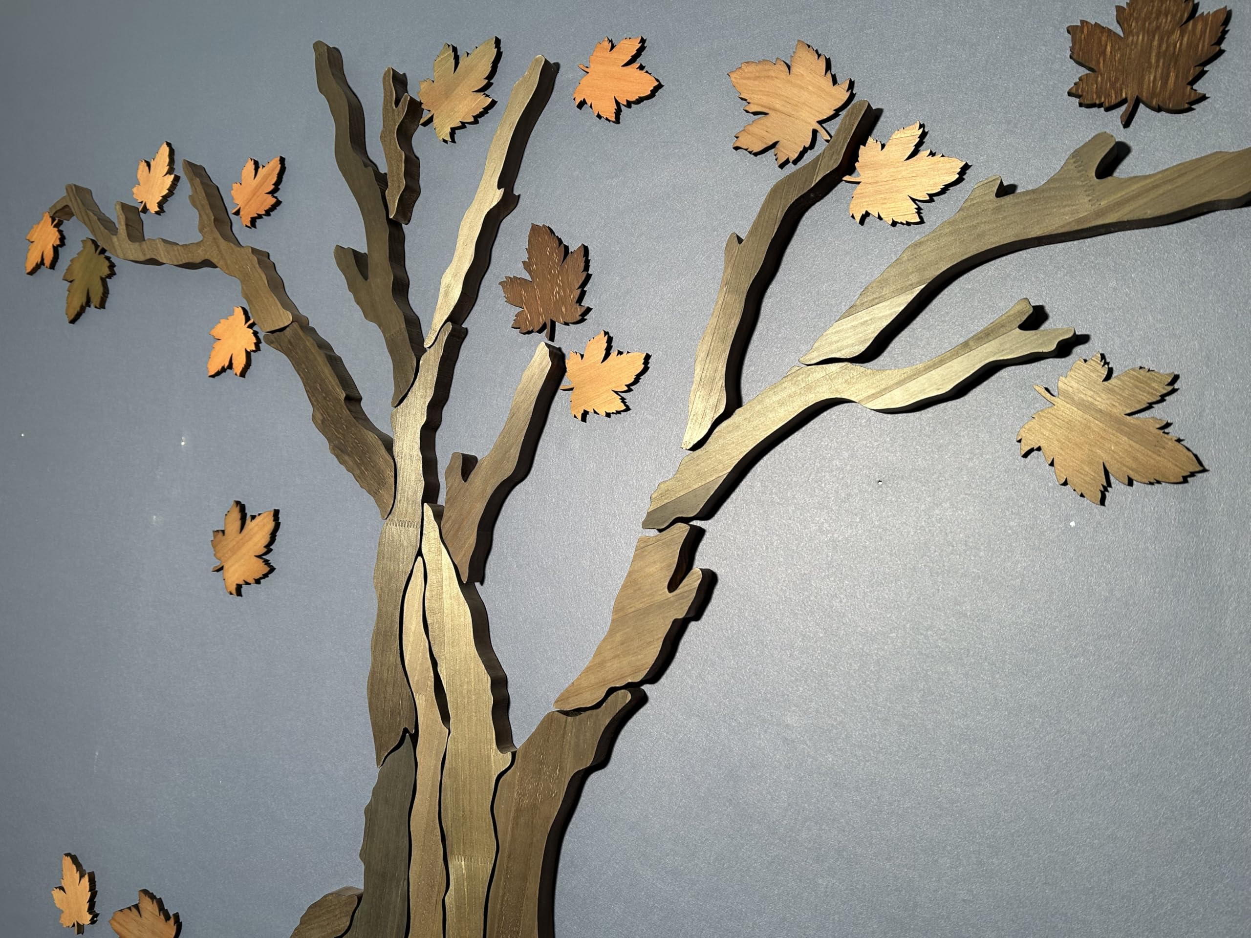 Nature-inspired maple wall art for home interiors