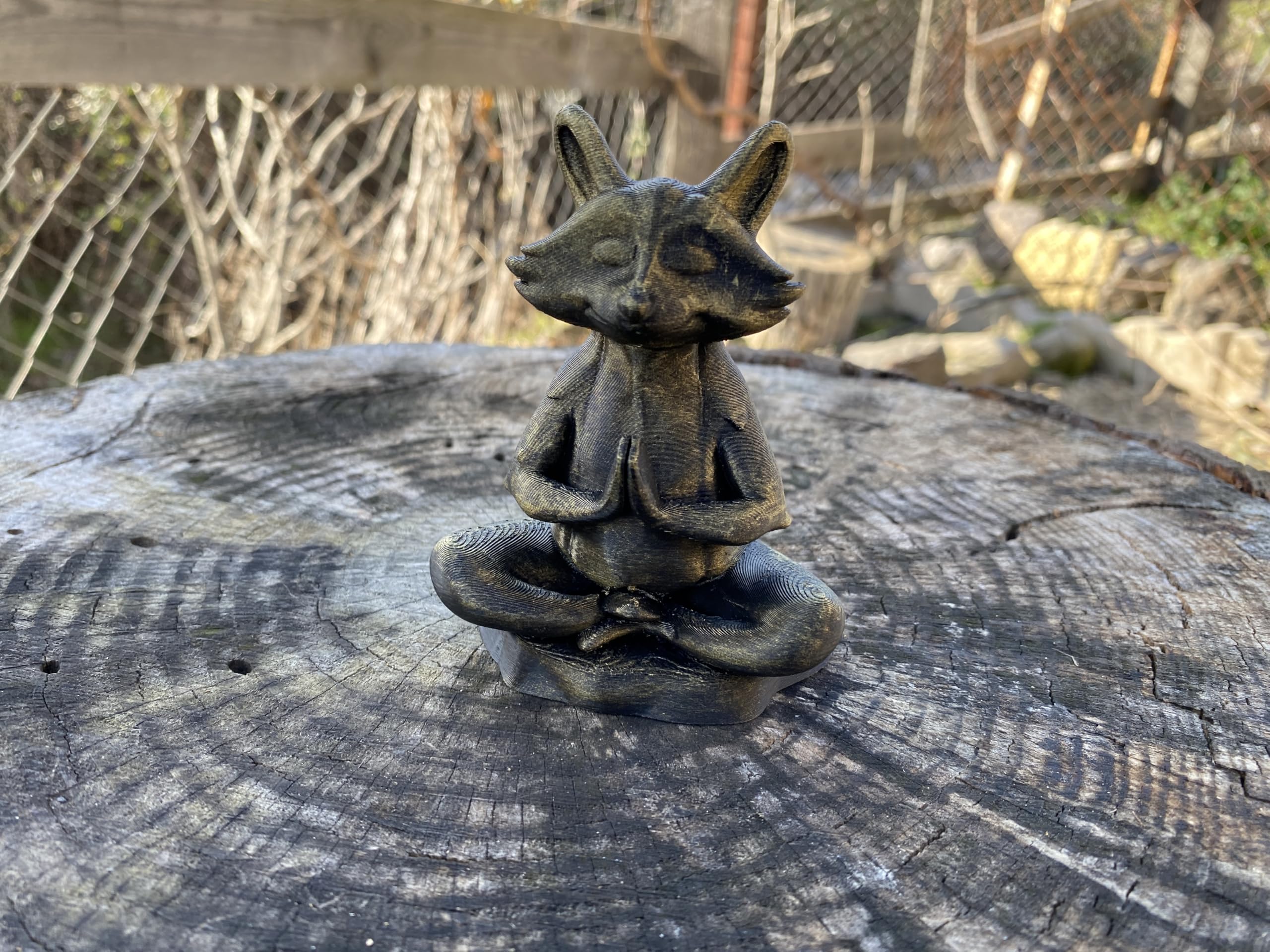 Nature lovers decor raccoon figurine
