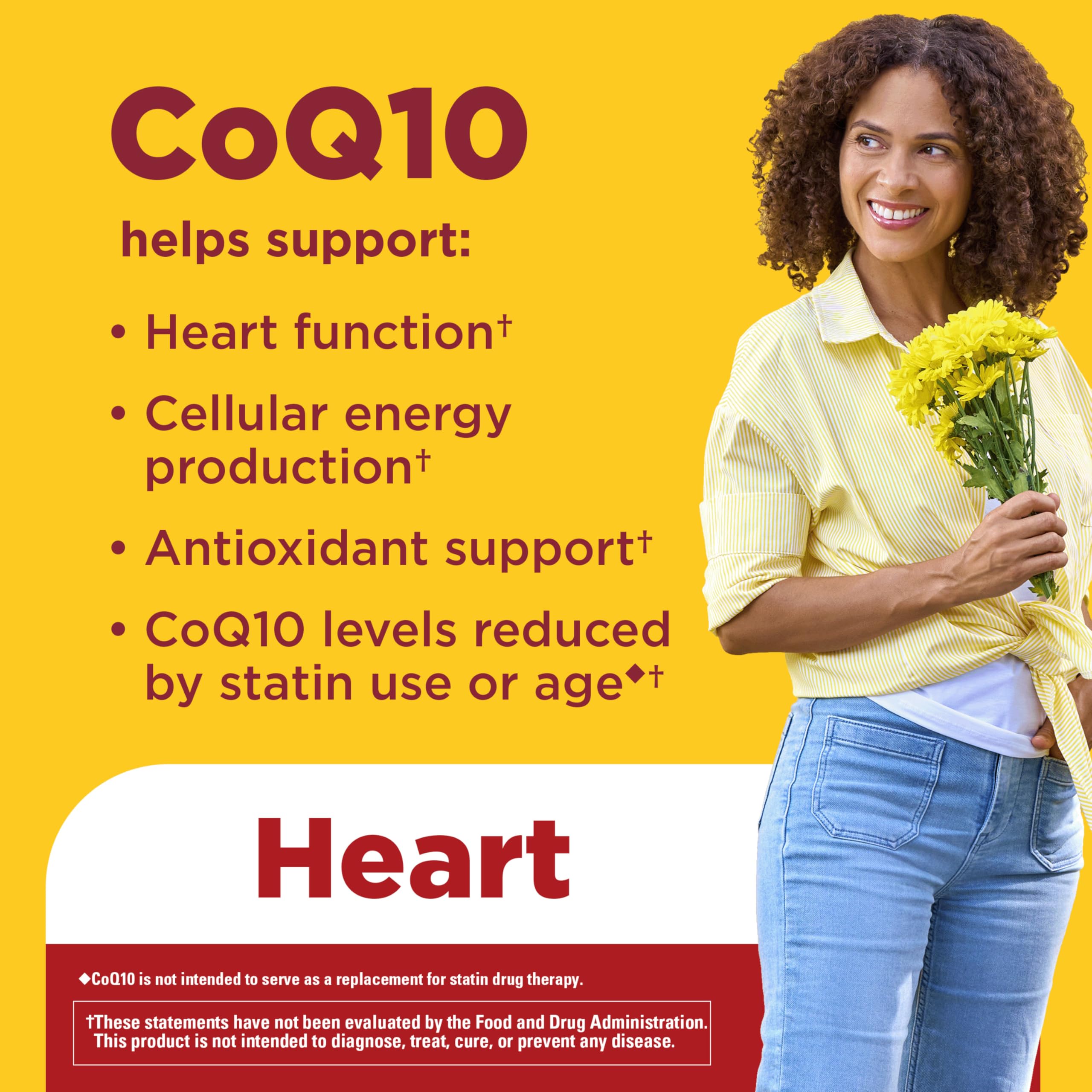 CoQ10 gummies heart support flavor mango Nature Made