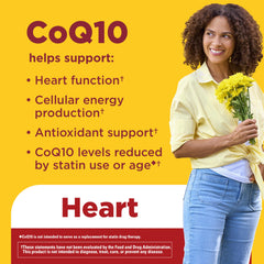 CoQ10 gummies heart support flavor mango Nature Made