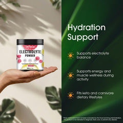 Raspberry flavor variant of NatureBell Electrolytes Powder
