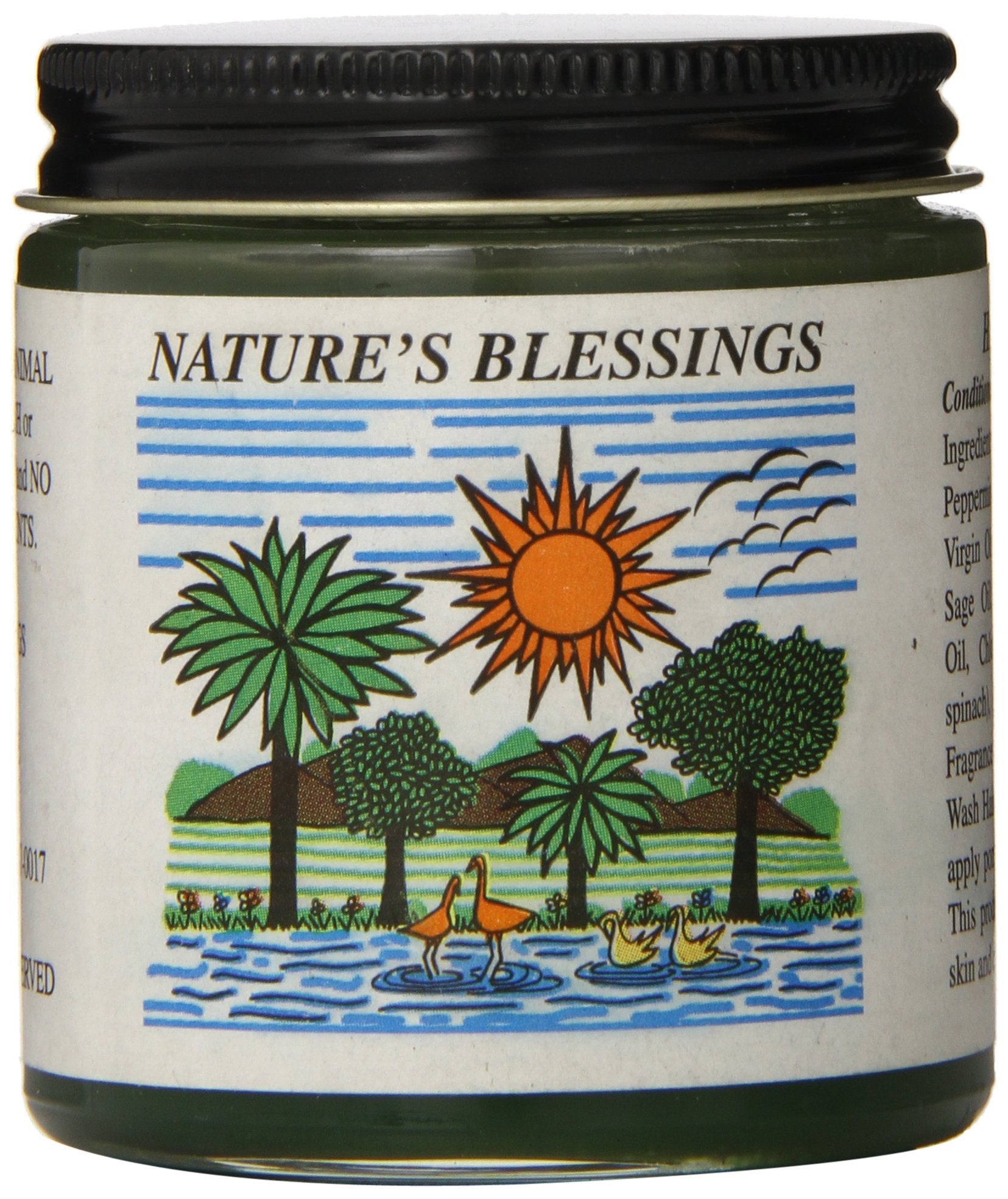 Nature's Blessings Hair Pomade 4 oz container
