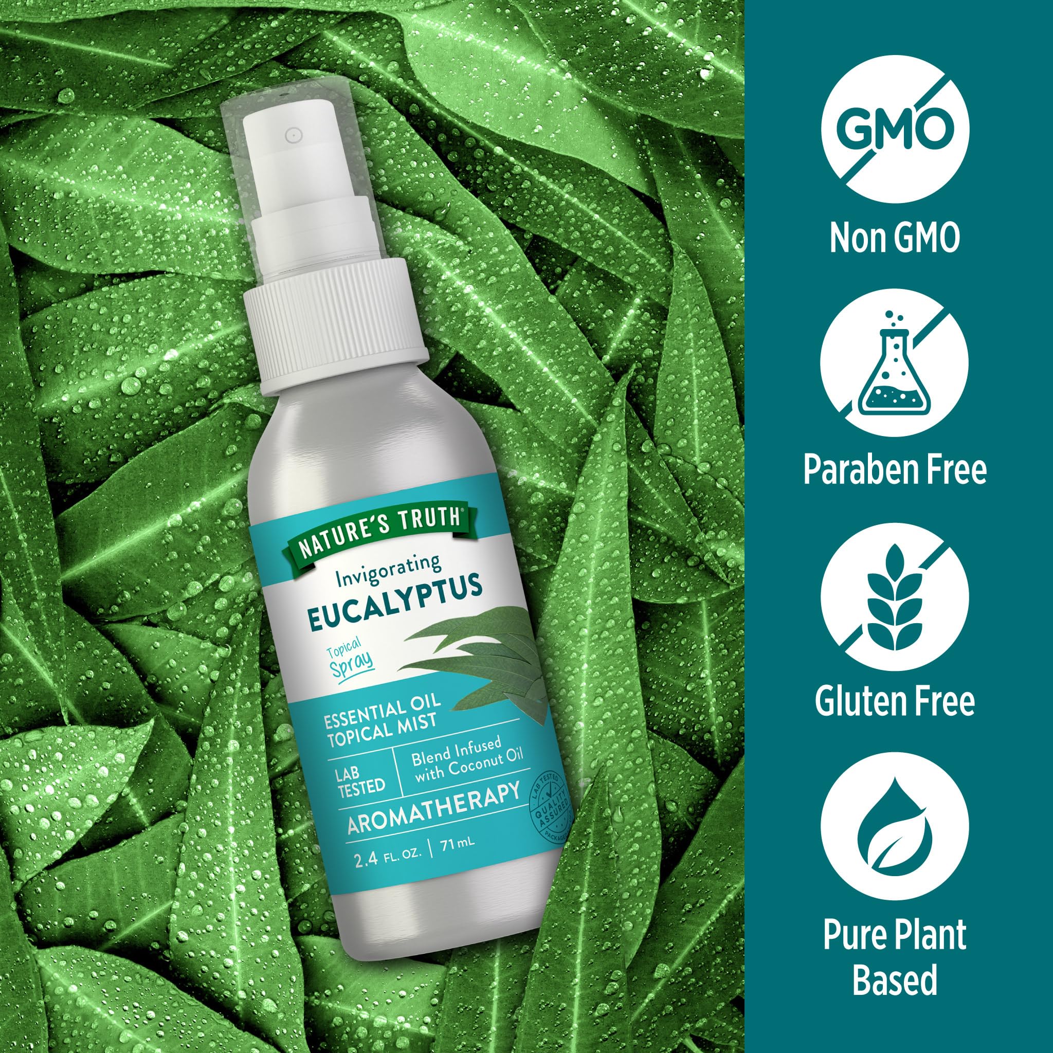 Botanical formula with coconut oil Nature's Truth eucalyptus spray