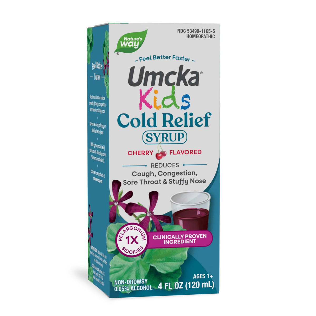 Nature's Way Umcka Kids Cold Relief Syrup bottle 4 Fl Oz