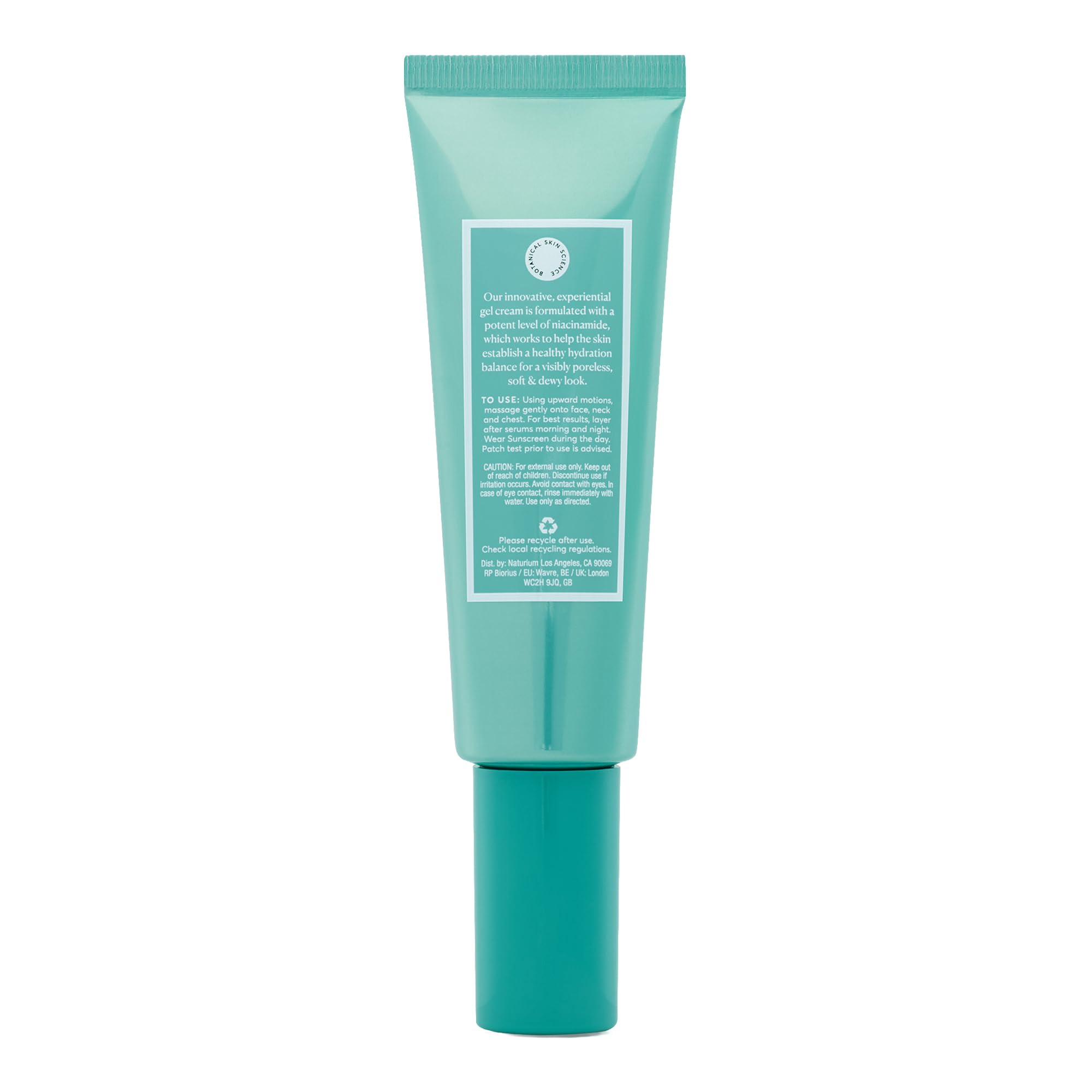 Naturium Niacinamide Gel Cream 5% jar label