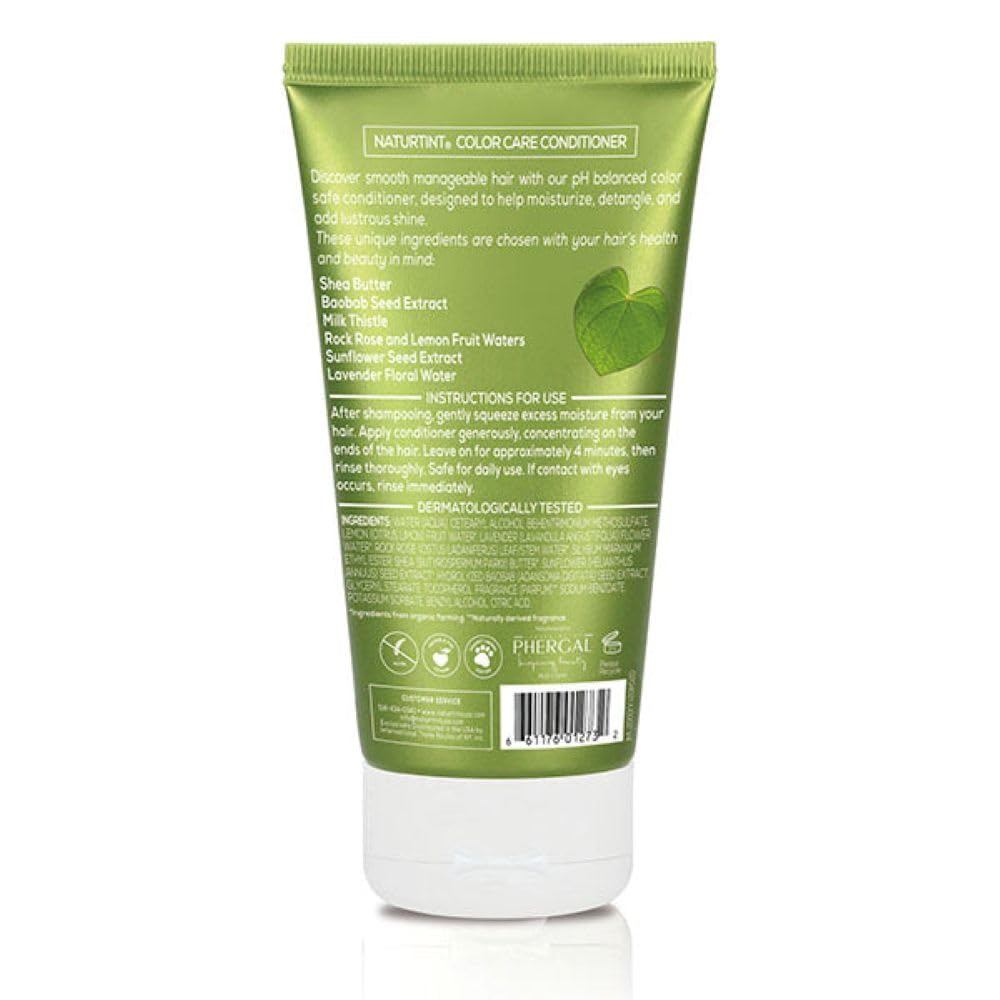 Naturtint Color Care Conditioner for color-treated hair close up label