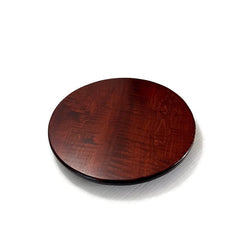 North Carolina handmade tiger maple lazy susan image showing maple finish