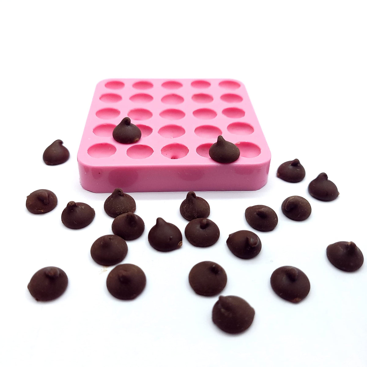 NC051 chocolate drops chips cookies mold 25 cavities
