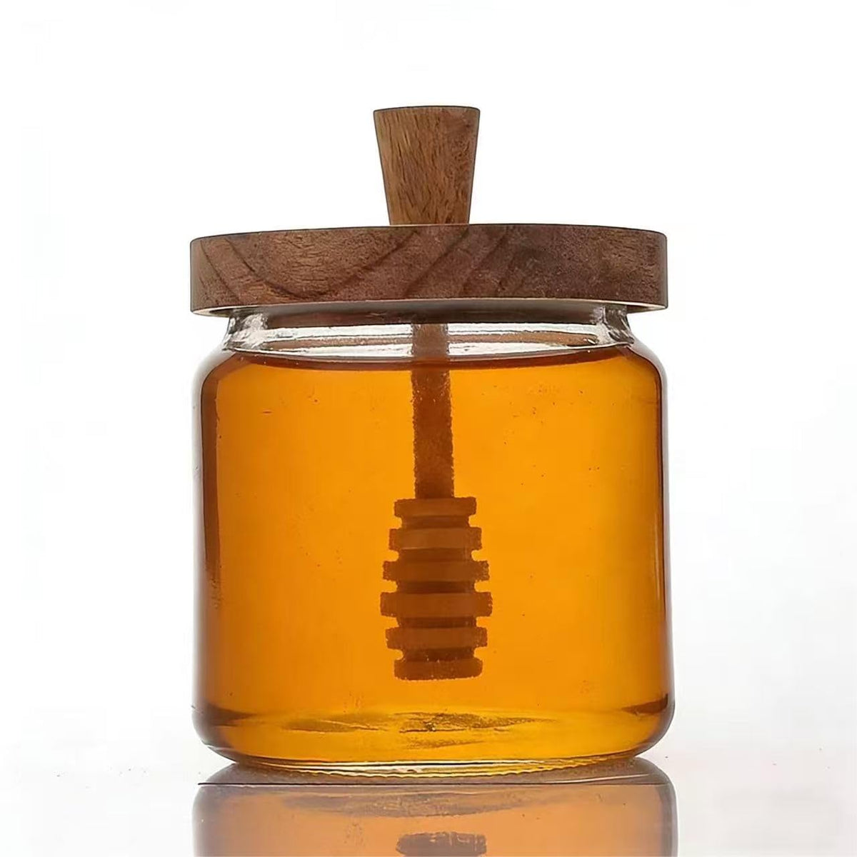 nclongshengsheng honey jar set with wooden spoon