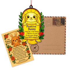 Nearly 4.5 inch suncatcher ornament ready for hanging