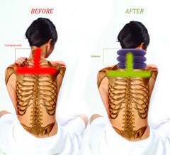 Portable neck traction unit lightweight folding design