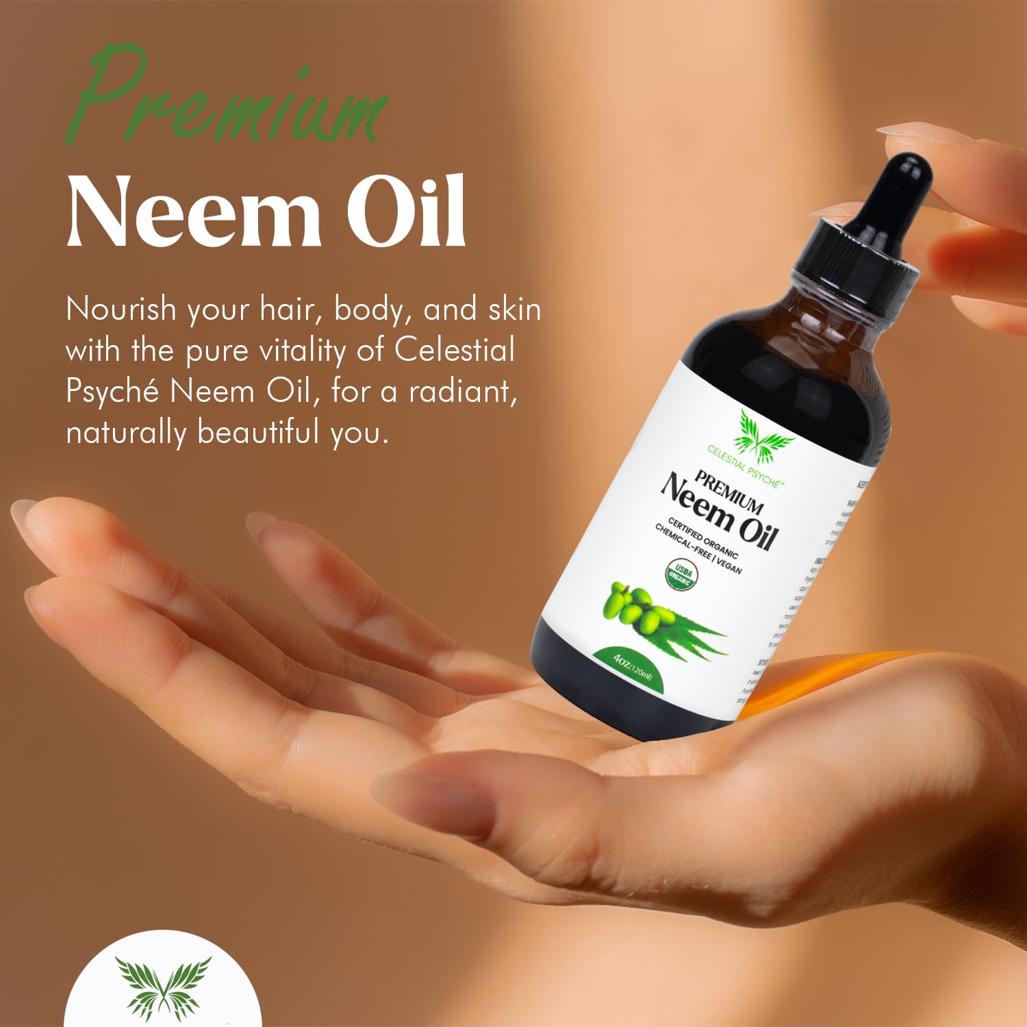 Neem oil for hair growth and scalp nourishment