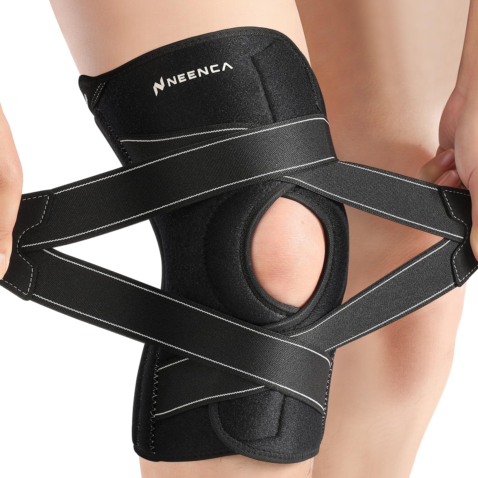NEENCA knee brace for Women and Men front view