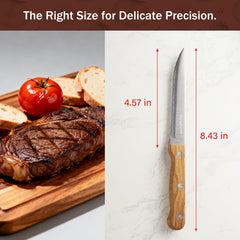 Nengboom bread slicing knife with wooden handle