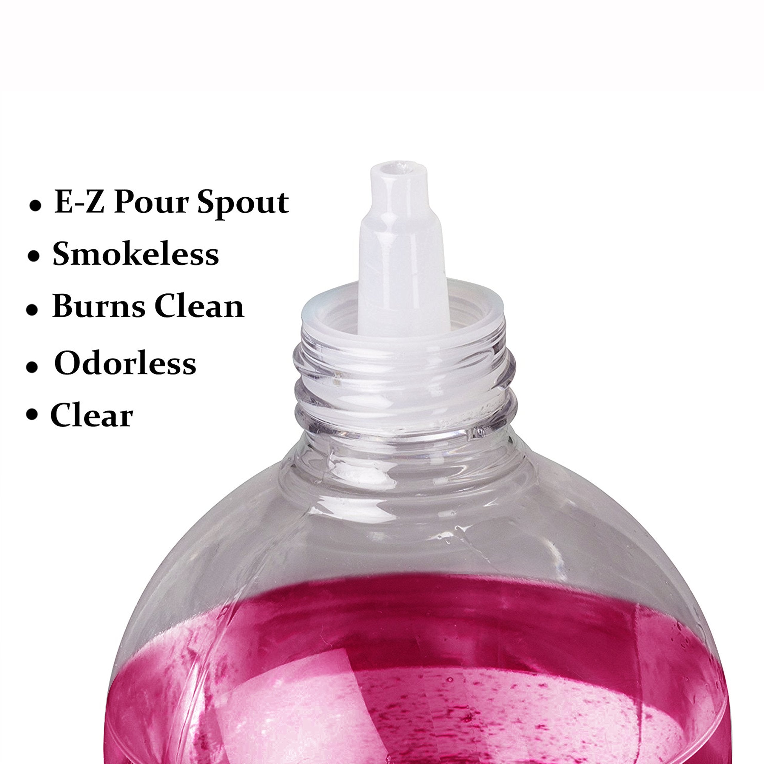 Smokeless odorless Ner Mitzvah lamp oil for indoor outdoor use