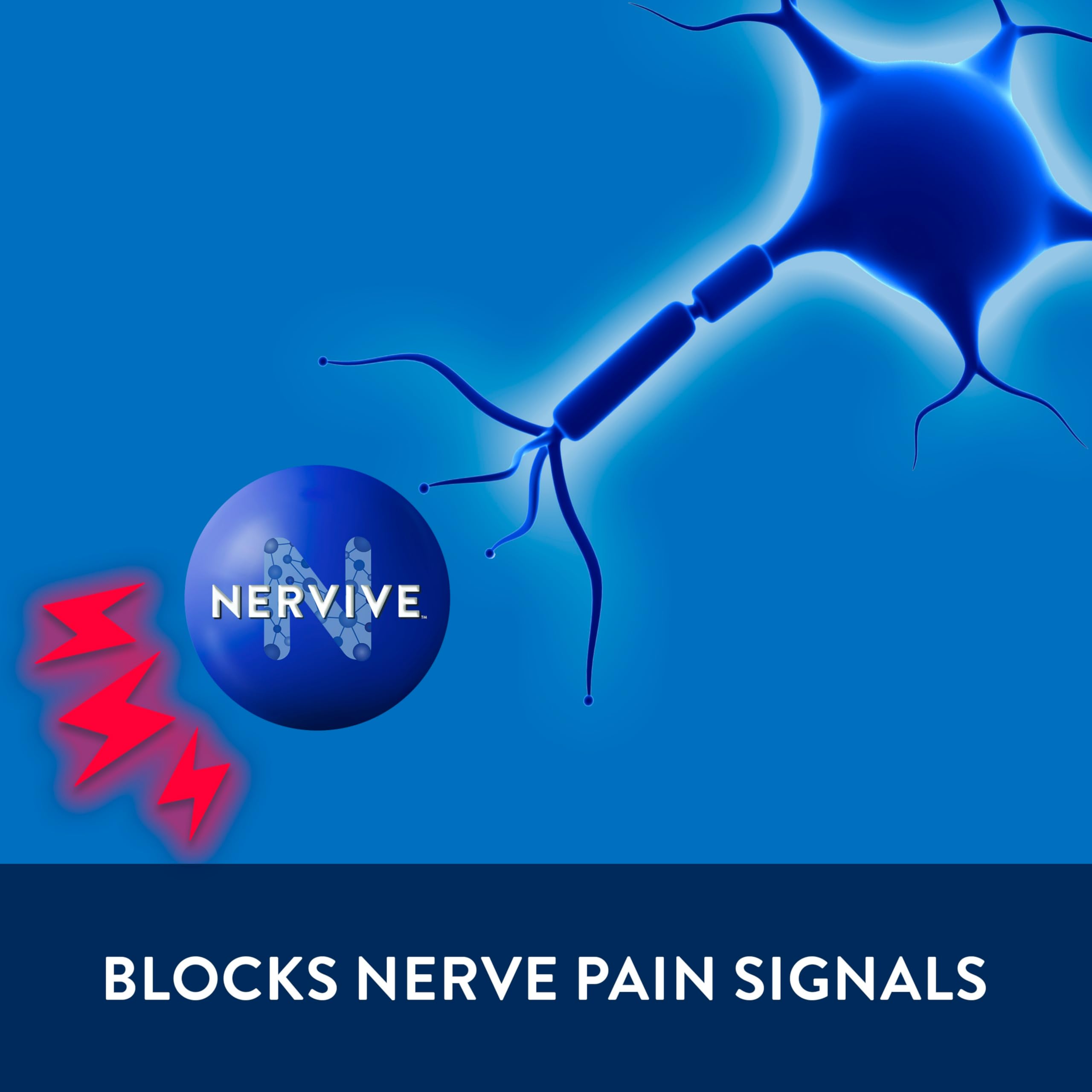 Nervive Pain Relieving Cream box side view 3.0z