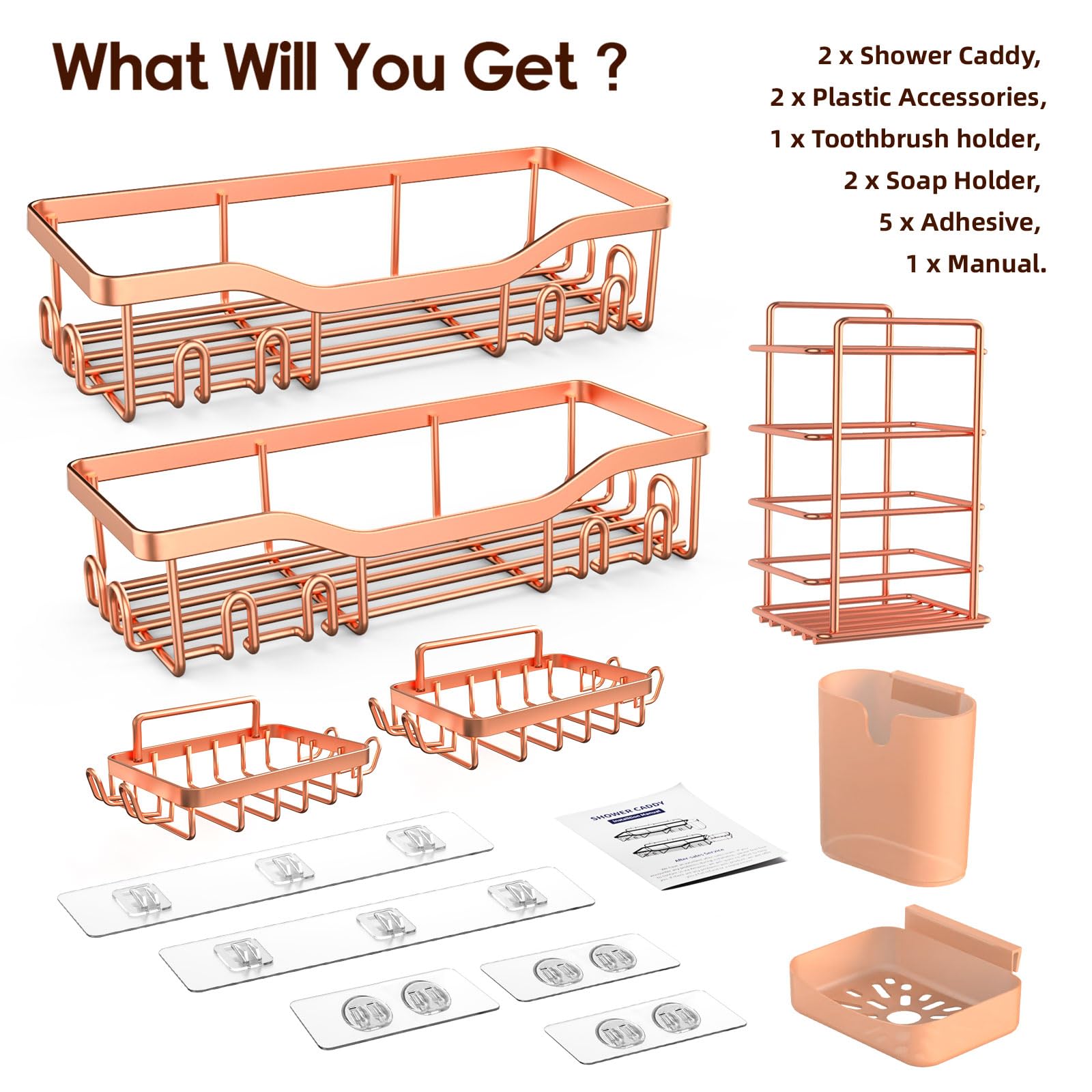 No drill installation on smooth walls with NESOMI caddy
