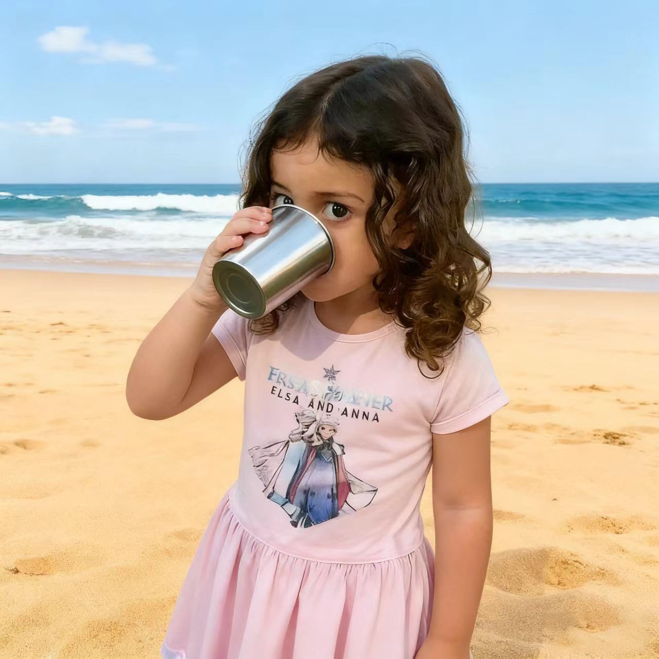 Indoor outdoor drinkware set for family
