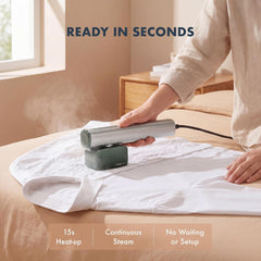 Nesugar R19 handheld steamer rotating head green