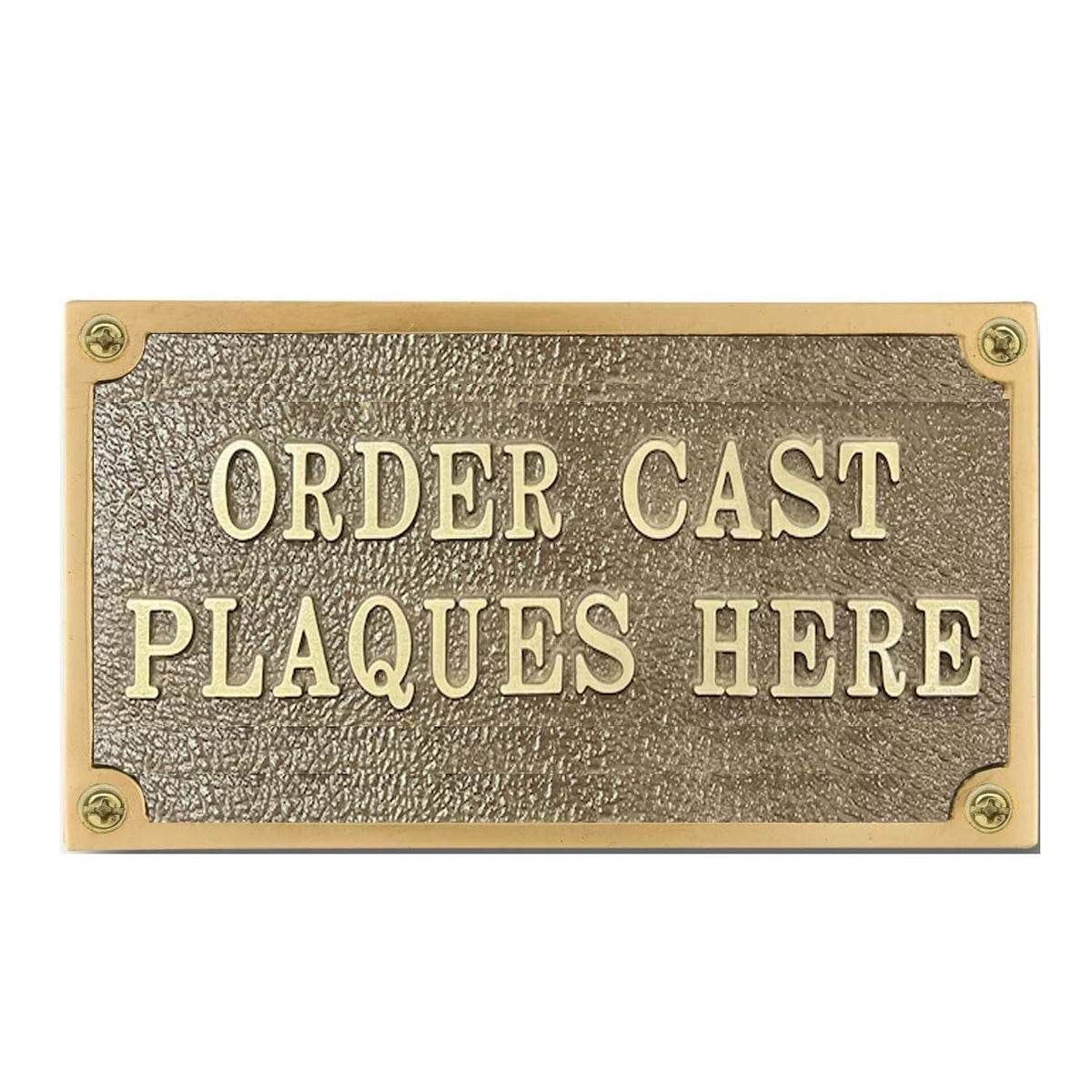 NETAEX customized door sign brass