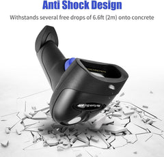 Close up of NetumScan CCD barcode reader sensor window