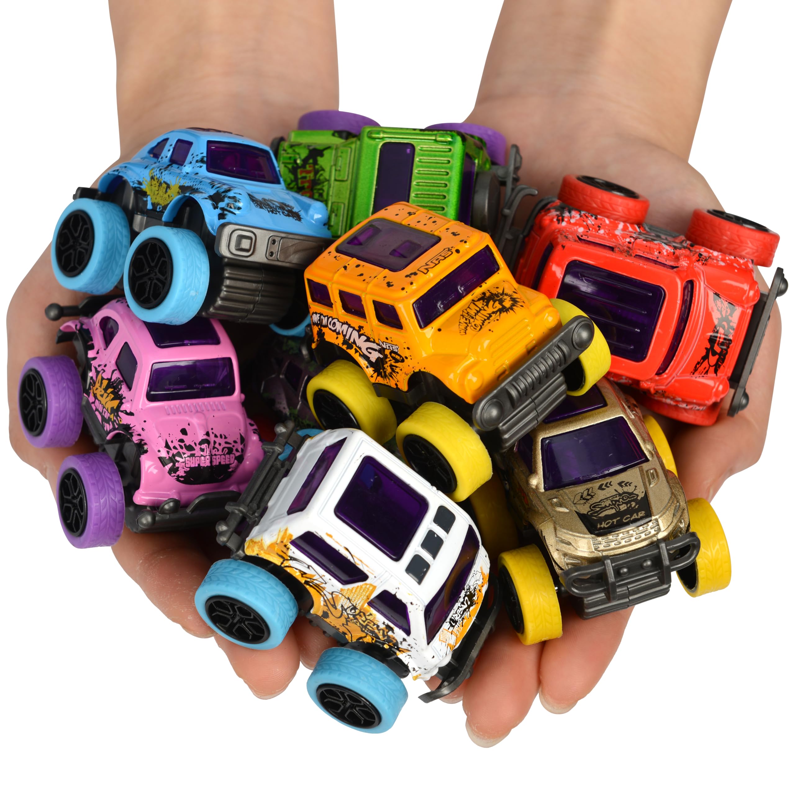 Die-cast monster trucks made of ABS plastic and zinc alloy